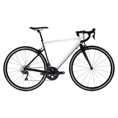 Cestný bicykel EDR AF Ultegra bielo-čierny