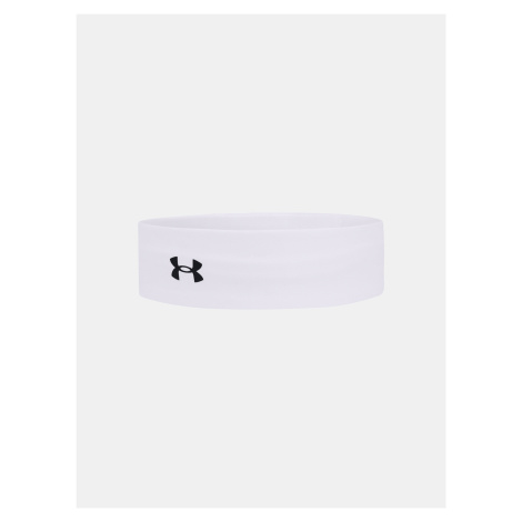 Biela športová čelenka Under Armour UA Play Up Headband