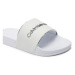 Calvin Klein Jeans Šľapky Slide Instituitional Mtr YW0YW01508 Biela