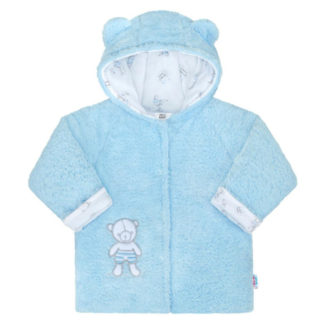 Zimný kabátik New Baby Nice Bear modrý 68 , 20C36840