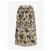 Khaki Patterned Midi Skirt Tom Tailor - Women