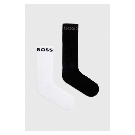 Ponožky BOSS 2-pak pánske,čierna farba,50467707 Hugo Boss