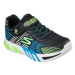 Chlapčenská rekreačná obuv SKECHERS S Lights Flex Glow Elite black lime