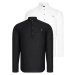 DOUBLE SET G783 DEWBERRY JUDGE COLLAR SHIRT-WHITE-BLACK