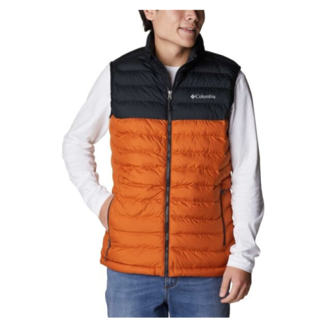 Columbia POWDER LITE VEST Pánska vesta, oranžová, veľkosť