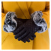 Dámske čierne rukavice EMMA