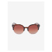 Hnedé dámske slnečné okuliare VUCH Brigida Design Brown