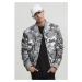 Vintage Camo Cotton Bomber Jacket snow camo