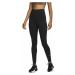 Nike Dri-Fit One Womens High-Rise Leggings Black/White Fitness nohavice