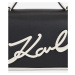 Kabelka Karl Lagerfeld K/Signature 2.0 Sp Sm Cb Black/White