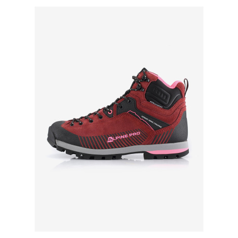 Outdoorová obuv s membránou ptx ALPINE PRE NEVISE pomegranate ALPINE PRO