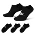 Nike Sportswear No-Show Socks 3-Pack Black/ White