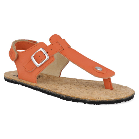 Barefoot sandále Koel - Abriana Napa Coral oranžové