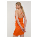 Šaty Herskind oranžová farba, mini, priliehavá