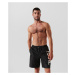 Plavky Karl Lagerfeld Karl Logo Long Boardshorts Black