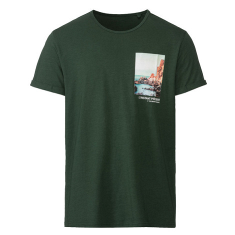 LIVERGY® Pánske bavlnené tričko (zelená)