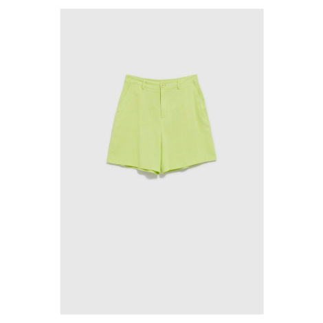 WOMEN'S SHORTS L-SH-4020 L.Green Moodo