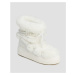 Dámske Biele Snehule Moon Boot Ltrack Faux Fur Wp New