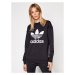 Adidas Mikina Trefoil Crew FM3272 Čierna Regular Fit