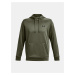 Kaki športová mikina Under Armour UA Armour Fleece Hoodie