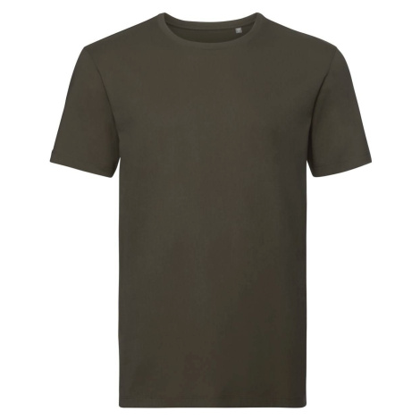 Olive Men's T-shirt Pure Organic Russell