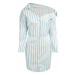 Patrizia Pepe Košeľové šaty 8A0692/A2WH-J2LD Modrá Regular Fit