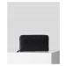 Peňaženka Karl Lagerfeld K/Signature Cont Zip Wallet Čierna