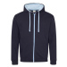 Just Hoods Dámska mikina na zips JH053 New French Navy