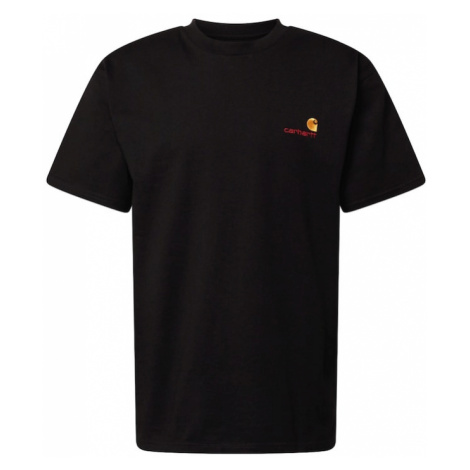 Carhartt WIP Tričko 'S/S American Script T-Shirt'  čierna