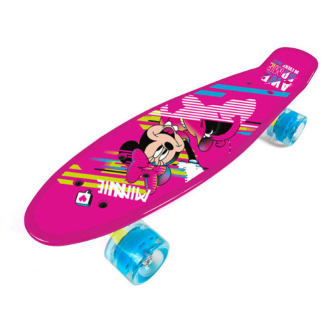 Disney MINNE II Skateboard (fishboard), ružová, veľkosť