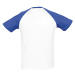 SOĽS Funky Pánske tričko SL11190 White / Royal blue