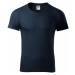 Malfini Slim fit V-NECK Pánske tričko 146 námorná modrá