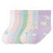lupilu® Dievčenské ponožky, 7 párov (modrá/zelená/bledoružová/biela/fialová)
