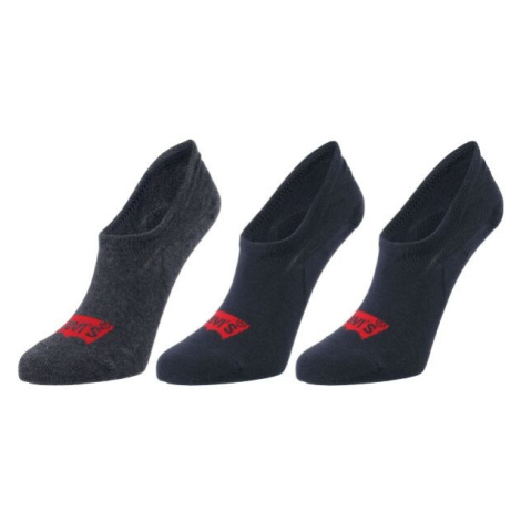Levi's&reg; FOOTIE HIGH RISE BATWING LOGO 3P Ponožky, čierna, veľkosť