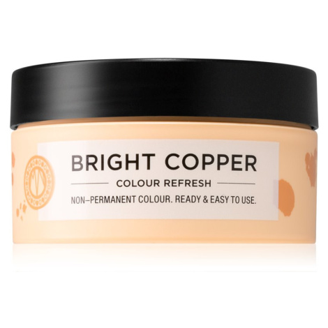 Maria Nila Colour Refresh Bright Copper jemná vyživujúca maska bez permanentných farebných pigme