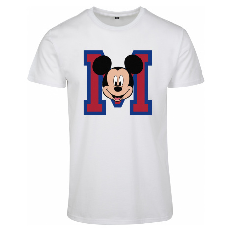 Pánske tričko MERCHCODE Mickey Mouse M Face Farba: white