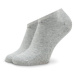 Calvin Klein Súprava 3 párov členkových dámskych ponožiek 701218768 Sivá