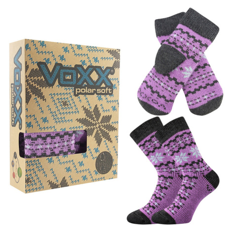 Voxx Trondelag set Dámske ponožky a palčiaky BM000002843600135988 fialová
