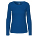 Neutral Dámske tričko s dlhým rukávom z organickej Fairtrade bavlny - Kráľovská modrá