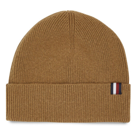 Tommy Hilfiger Čiapka Uptown Wool Beanie AM0AM11483 Béžová