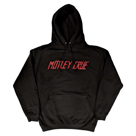 Motley Crue mikina Distressed Logo Čierna