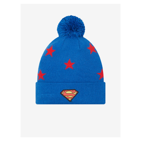 Červeno-modrá chlapčenská vzorovaná čiapka New Era Star Bobble