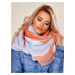 Lady's orange knitted scarf
