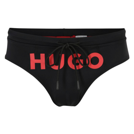 HUGO Plavecké šortky 'LAGUNA'  červená / čierna Hugo Boss