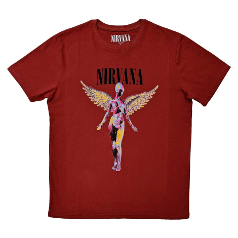 Nirvana tričko In Utero Červená