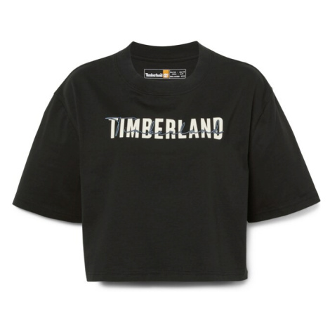 TIMBERLAND Tričko  svetlomodrá / čierna / biela