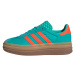 ADIDAS ORIGINALS Nízke tenisky 'Gazelle Bold'  tyrkysová / zlatá / oranžová