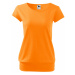 MALFINI Dámske tričko City - Mandarínkovo oranžová