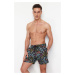 Trendyol Standard Size Patterned Swim Shorts