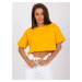 SVETLO ORANŽOVÝ DÁMSKY CROP TOP RV-TS-7541.06-ORANGE